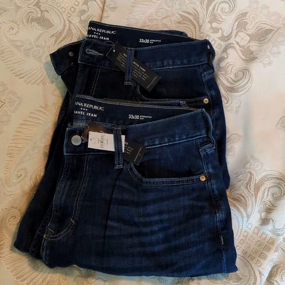 Bundle of 2 Banana Republic Men's jeans, 33x30 NWT Athletic Fit - Picture 10 of 10